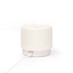 White ESPA essential oil diffuser on a white background
