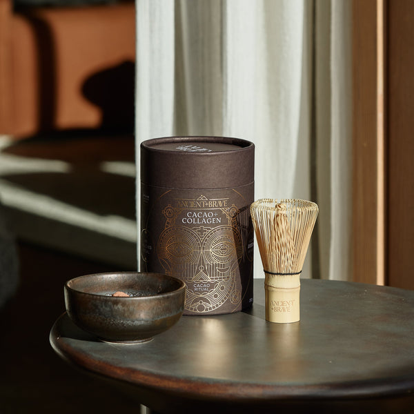 Ancient + Brave Cacao + Collagen Supplements Tub