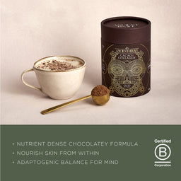 Ancient + Brave Cacao + Collagen Supplements Tub