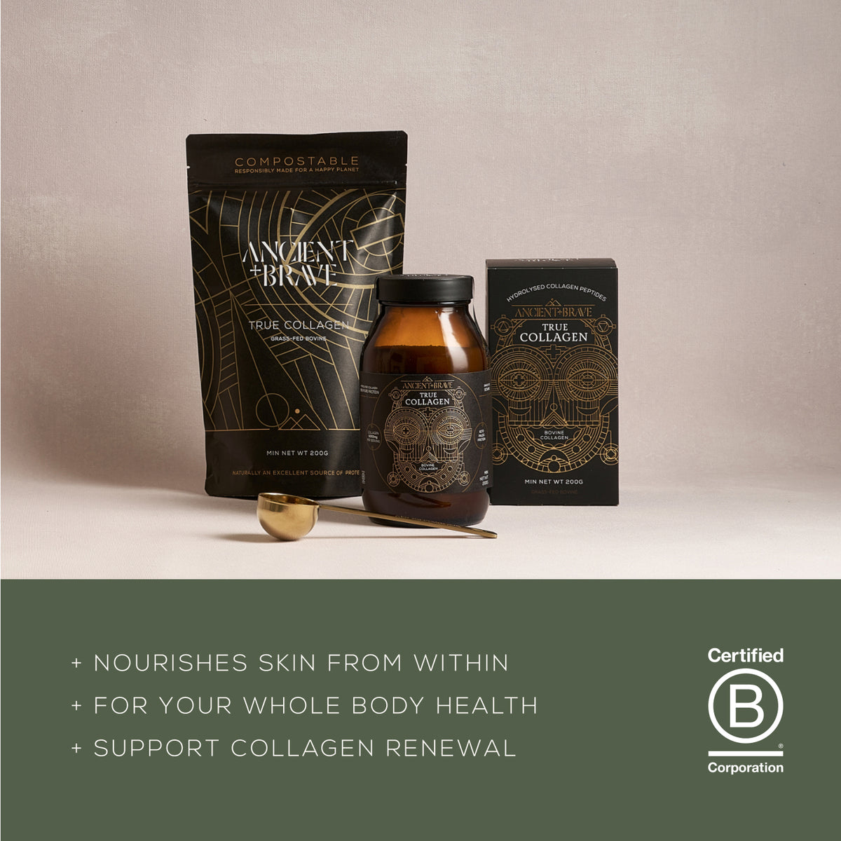 Ancient + Brave True Collagen Supplements