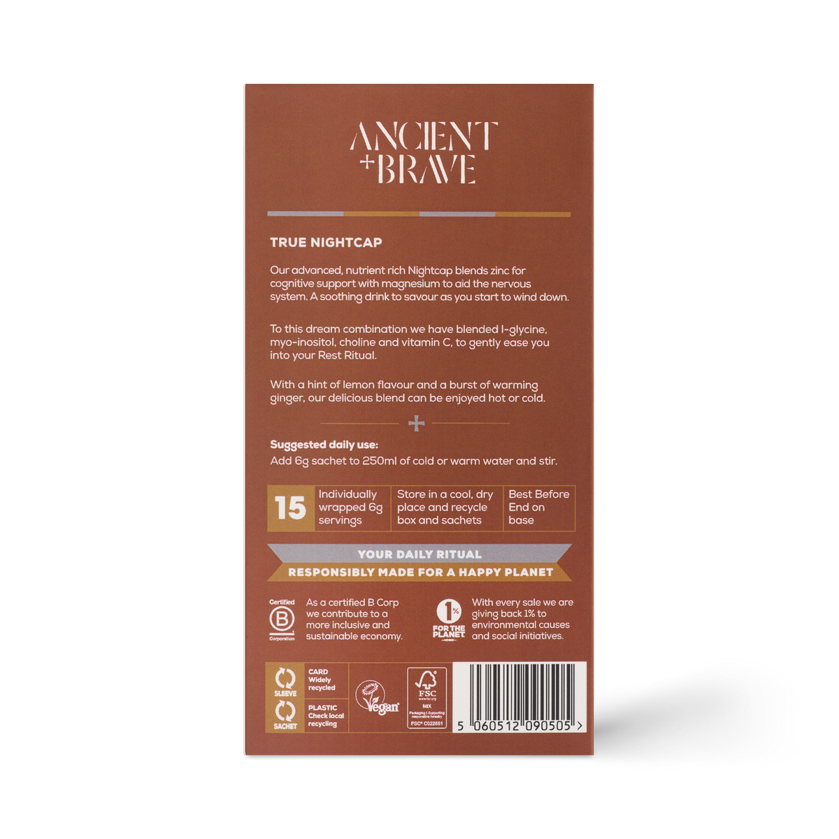 Ancient + Brave True Nightcap Supplement Sachets