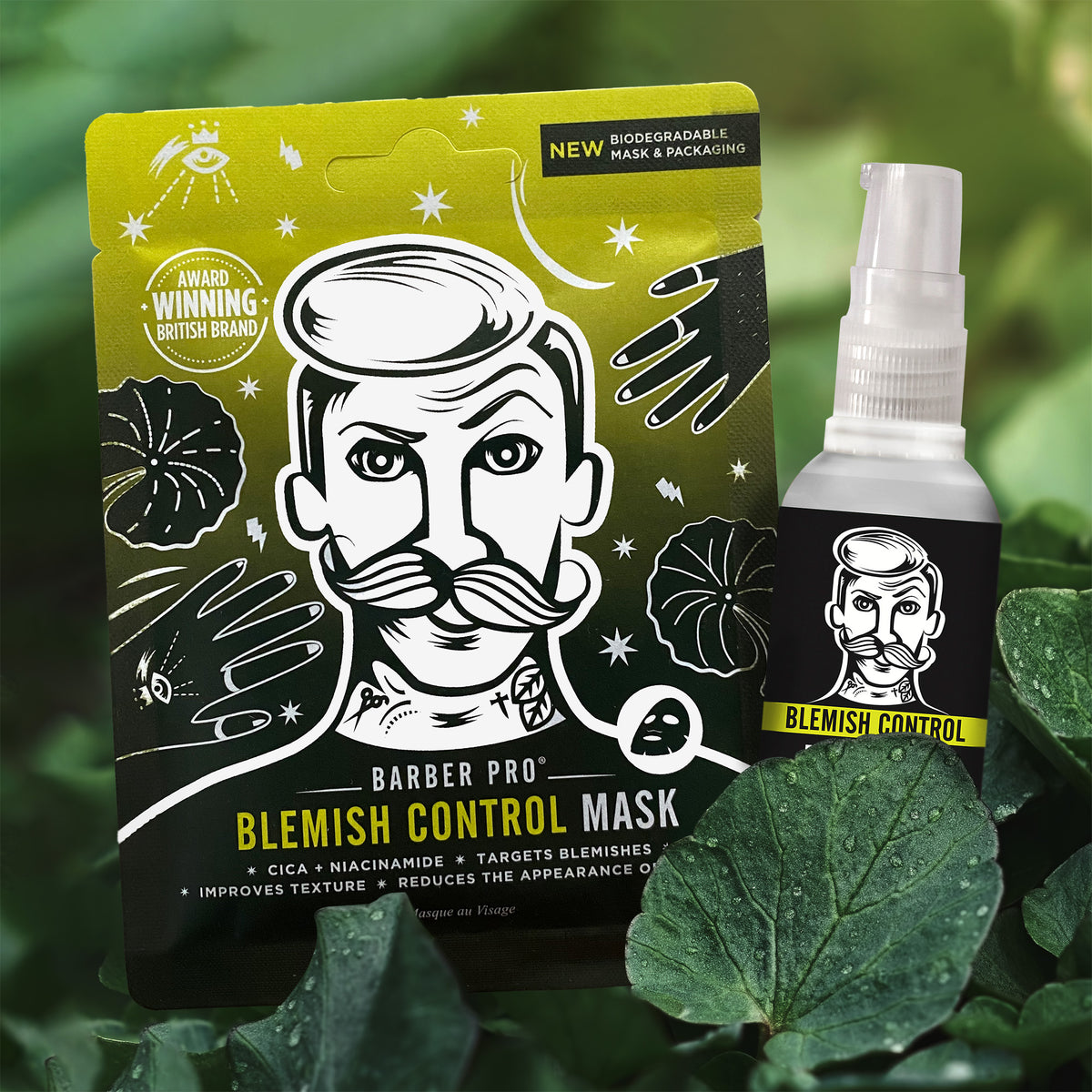 BARBER PRO Blemish Control Face Sheet Mask