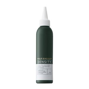 Bottle of Philip Kingsley Density Scalp Toner on a white background
