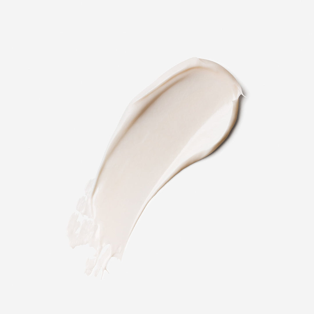 Beige cream swatch on a white background