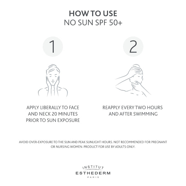 Institut Esthederm No Sun 100% mineral filters SPF50+ sun cream 50ml