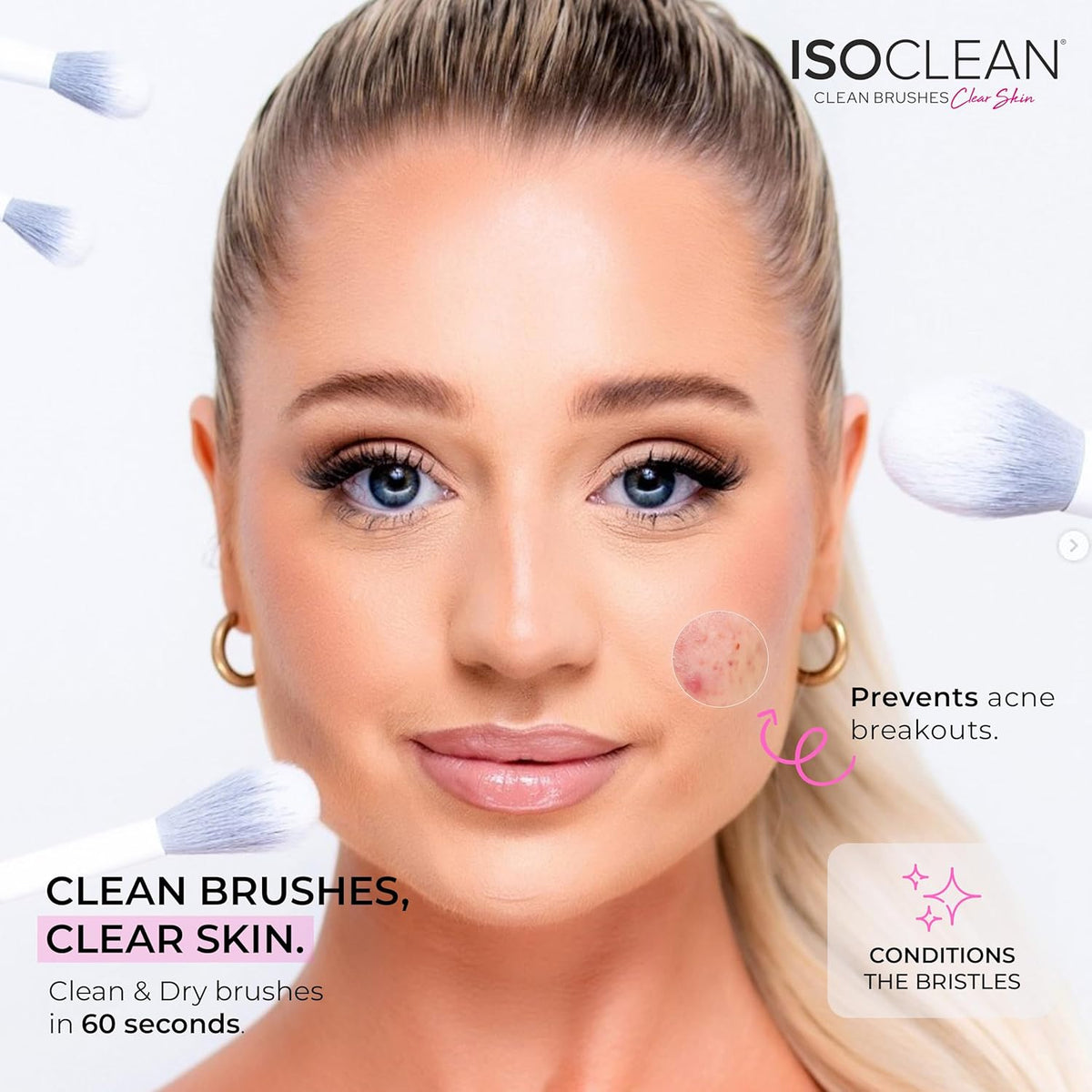 ISOCLEAN Makeup Brush Cleaner With Pour Top 275ml