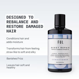 FUL Reset Repair conditioner bottle with text on a white background