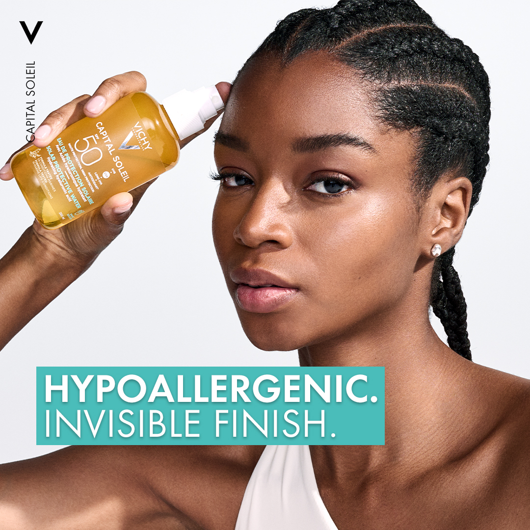 Vichy Capital Soleil Hydrating Sun Protection Water Spray SPF50 with Hyaluronic Acid 200ml