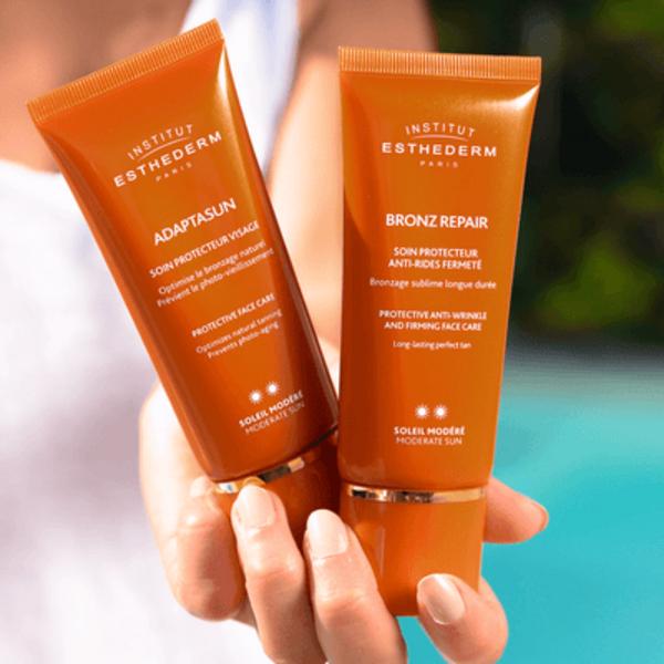 Institut Esthederm Bronz Repair Face Cream Moderate Sun