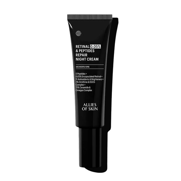 Allies of Skin 0.05% Retinal & Peptides Repair Night Cream