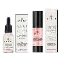 Avant Skincare Revitalising Facial Serum & Anti-ageing Hyaluronic Eye Serum Duo