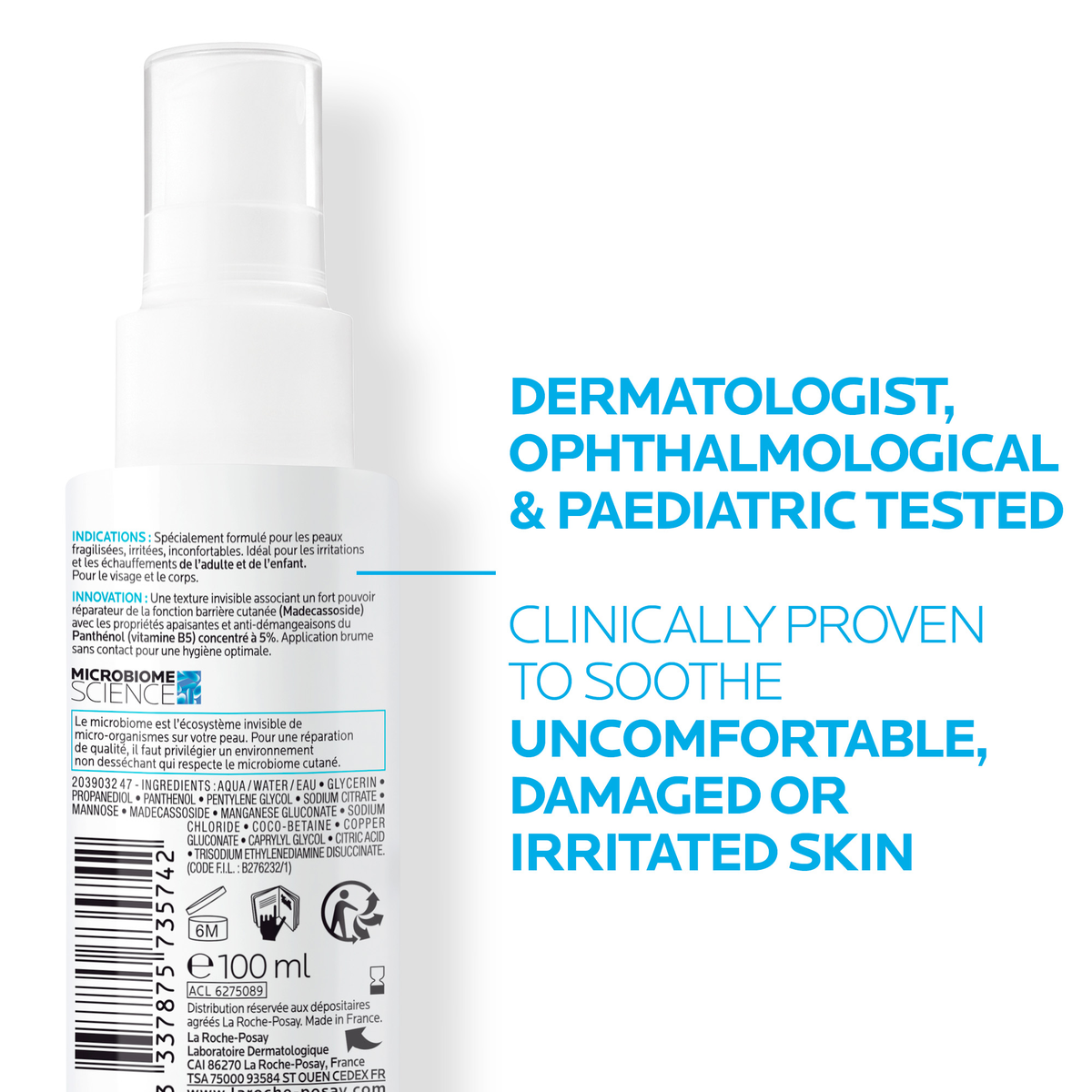 La Roche-Posay Cicaplast Spray for Damaged, Irritated Skin 100ml