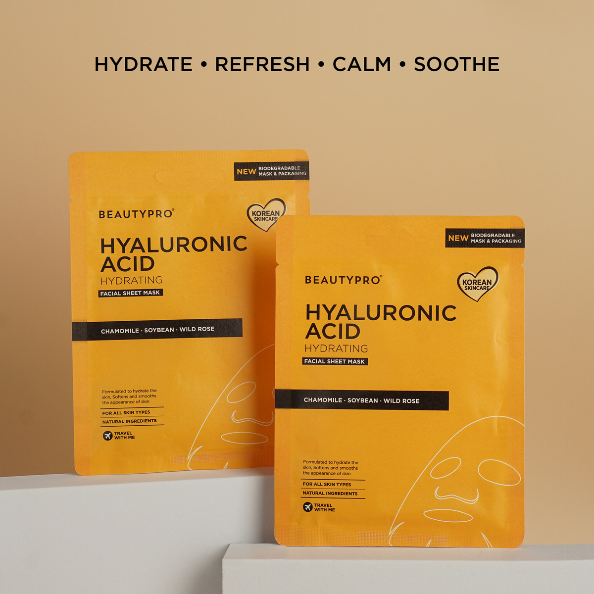 BEAUTYPRO HYALURONIC ACID Hydrating Sheet Mask