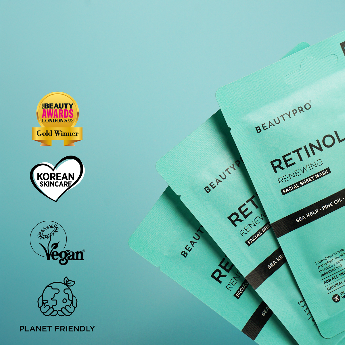 BEAUTYPRO RETINOL Anti-Ageing Sheet Mask
