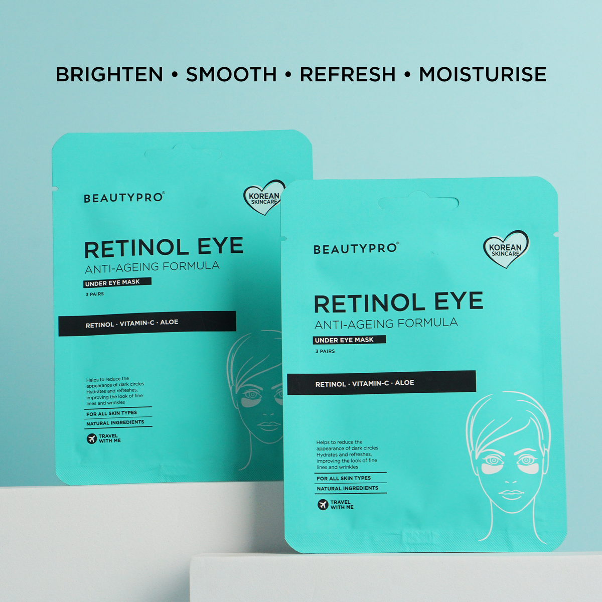 BEAUTYPRO Retinol Under Eye Patch (3 Pairs)