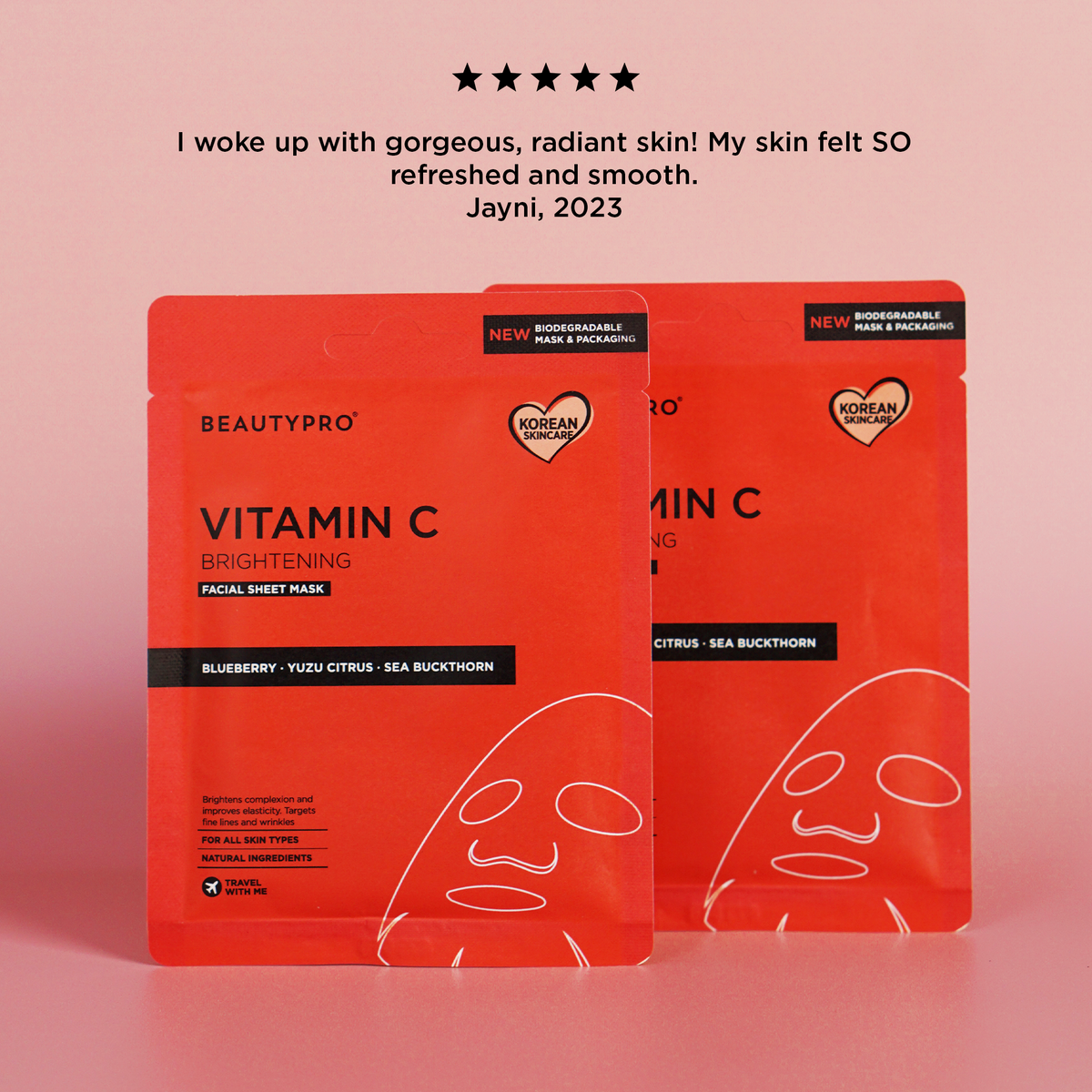 BEAUTYPRO VITAMIN C Brightening Sheet Mask