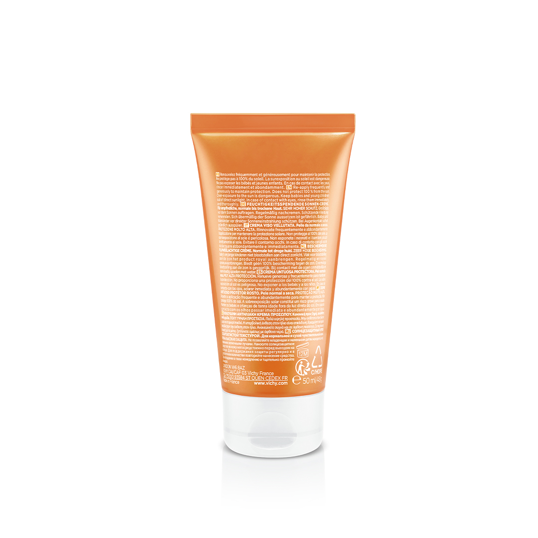 Vichy Capital Soleil Velvet Finish UVA + UVB Facial Sun Protection SPF50+ 50ml
