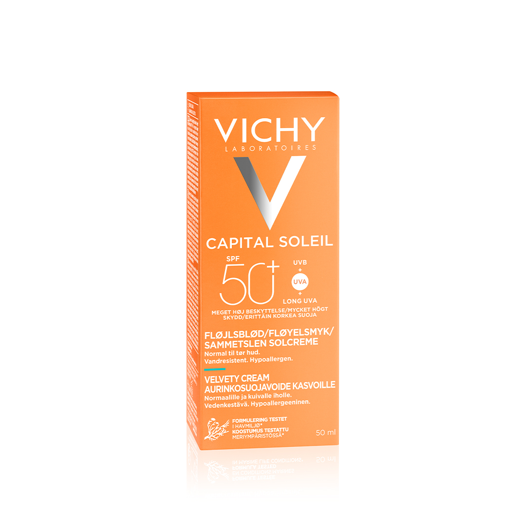 Vichy Capital Soleil Velvet Finish UVA + UVB Facial Sun Protection SPF50+ 50ml