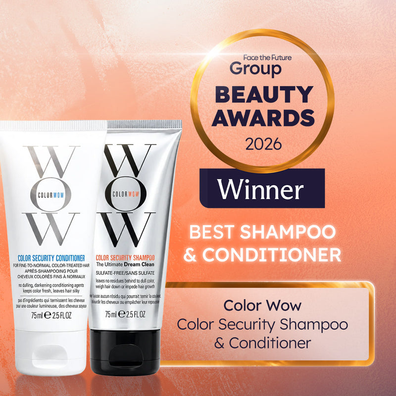Color wow color scurity shampoo and conditioner winner of best shampoo and conditioner, Face the Future Beauty Awards 2026 