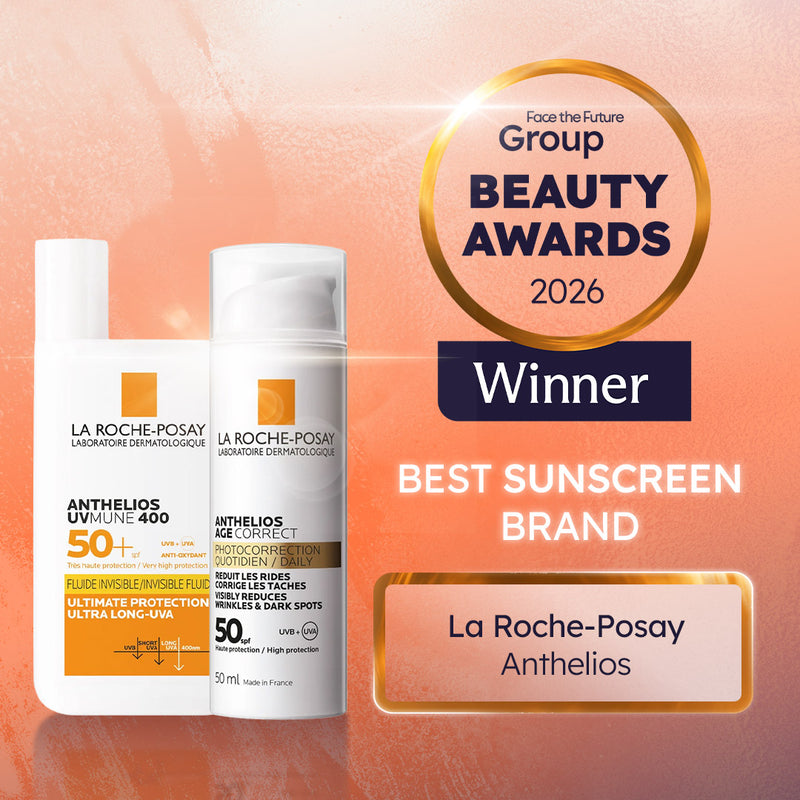la roche posay anthelios winner of best suncare product, Face the Future Beauty Awards 2026 