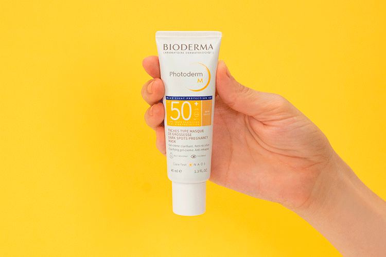 Bioderma Photoderm M SPF50+ Golden Tint-Gel Cream Sunscreen for Dark Spots and Melasma