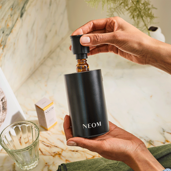 NEOM Wellbeing Pod Mini+ Waterless Essential Oil Diffuser - Black
