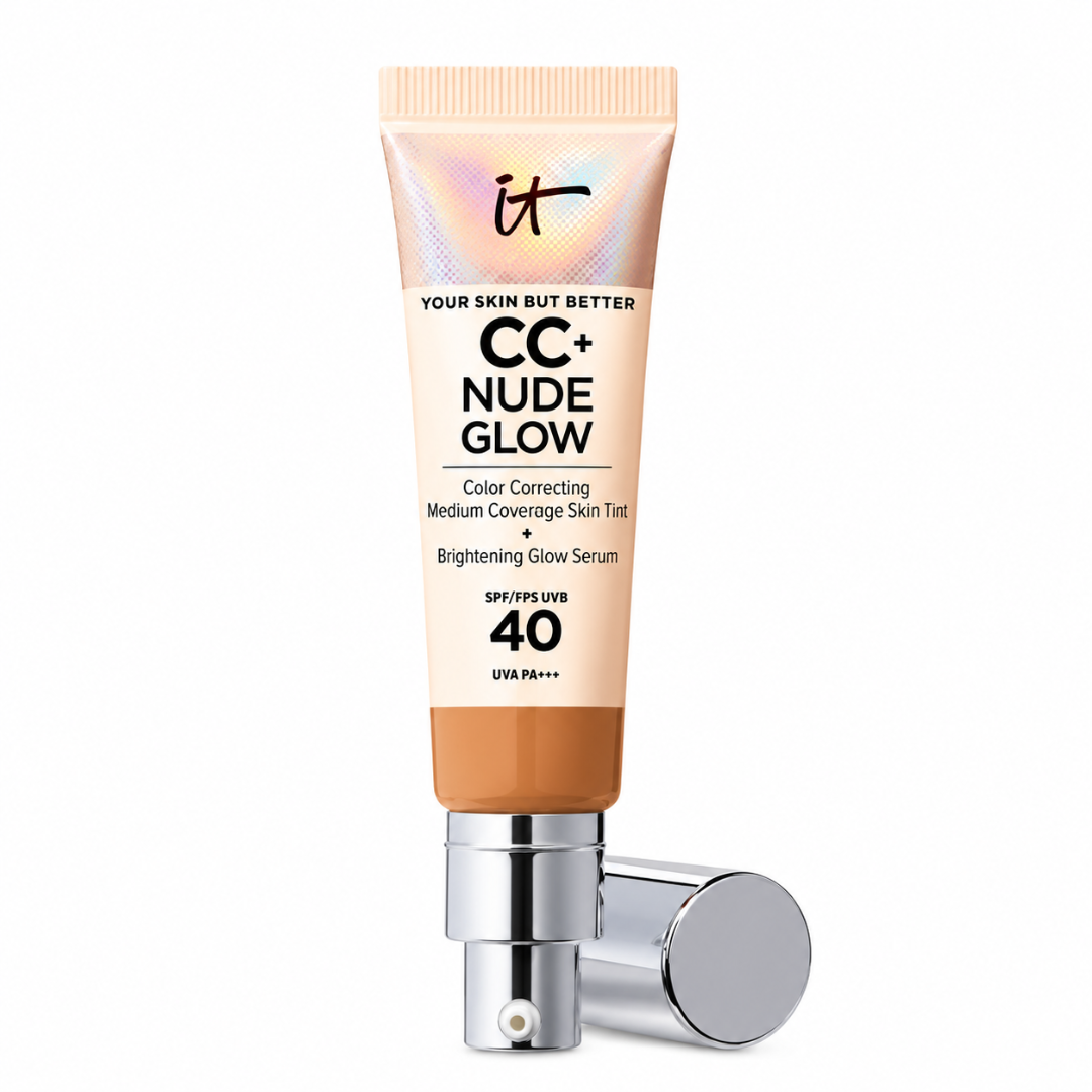 iT Cosmetics Your Skin But Better CC+ Nude Glow with SPF 40 32ml Tan