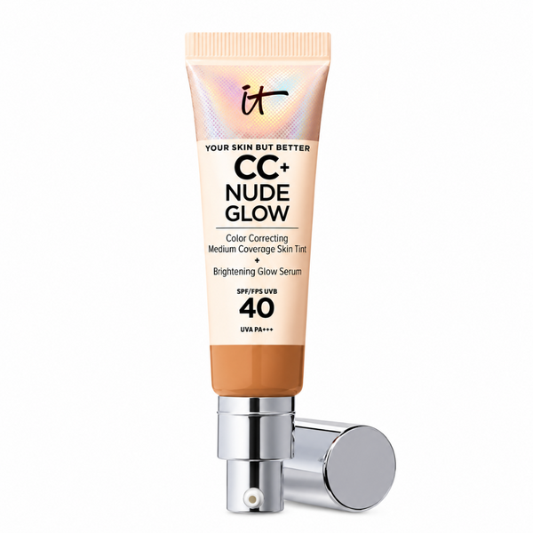 iT Cosmetics Your Skin But Better CC+ Nude Glow with SPF 40 32ml Tan