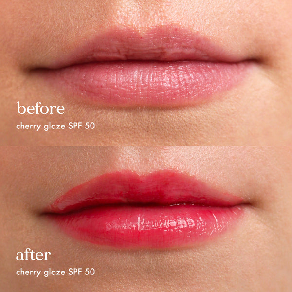Hello Sunday The One For Your Lips Cherry Glaze Tinted Lip Balm SPF 50 With Shea Butter 15ml