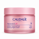 A pink jar of Caudalie Resveratrol-Lift Firming Night Cream on a clean white background.