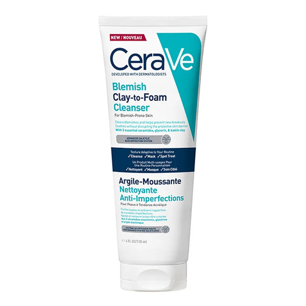 CeraVe Clay-to-Foam Cleanser 118ml