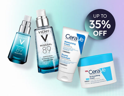 Up To 35% Off CeraVe, La Roche Posay and Vichy!