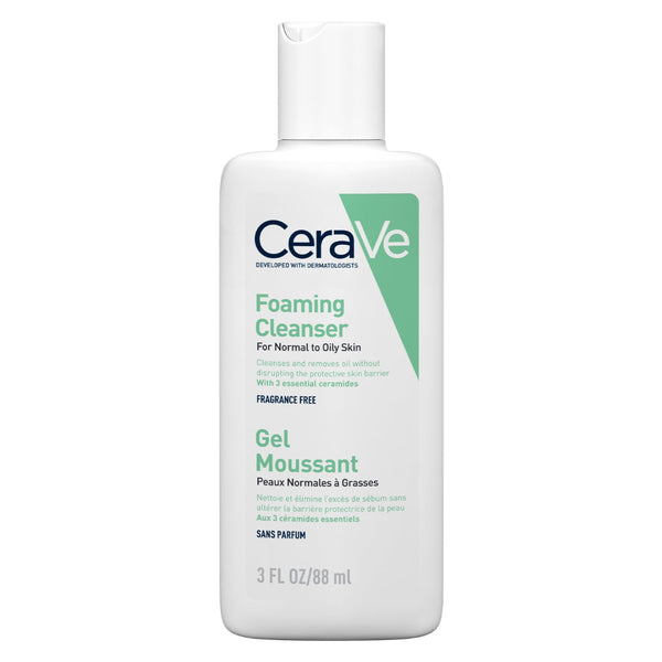 CeraVe Travel Size Foaming Cleanser for Oily Skin 88ml