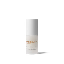 Omorovicza eye serum bottle on a white background