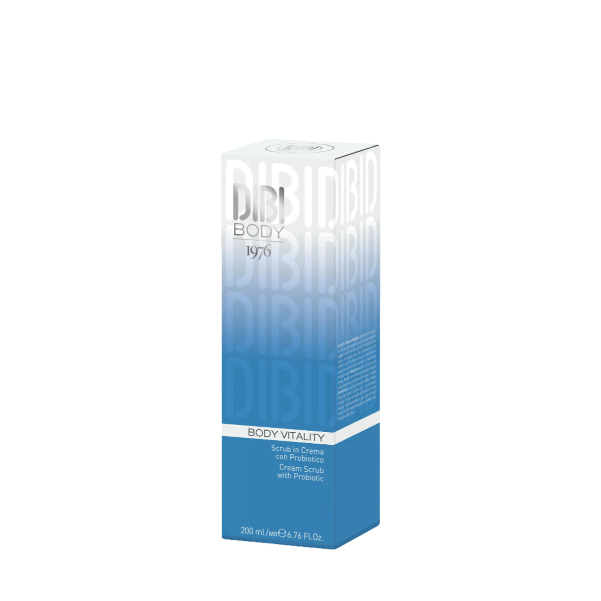 DIBI Milano Body Vitality Cream Scrub with Probiotic 200ml