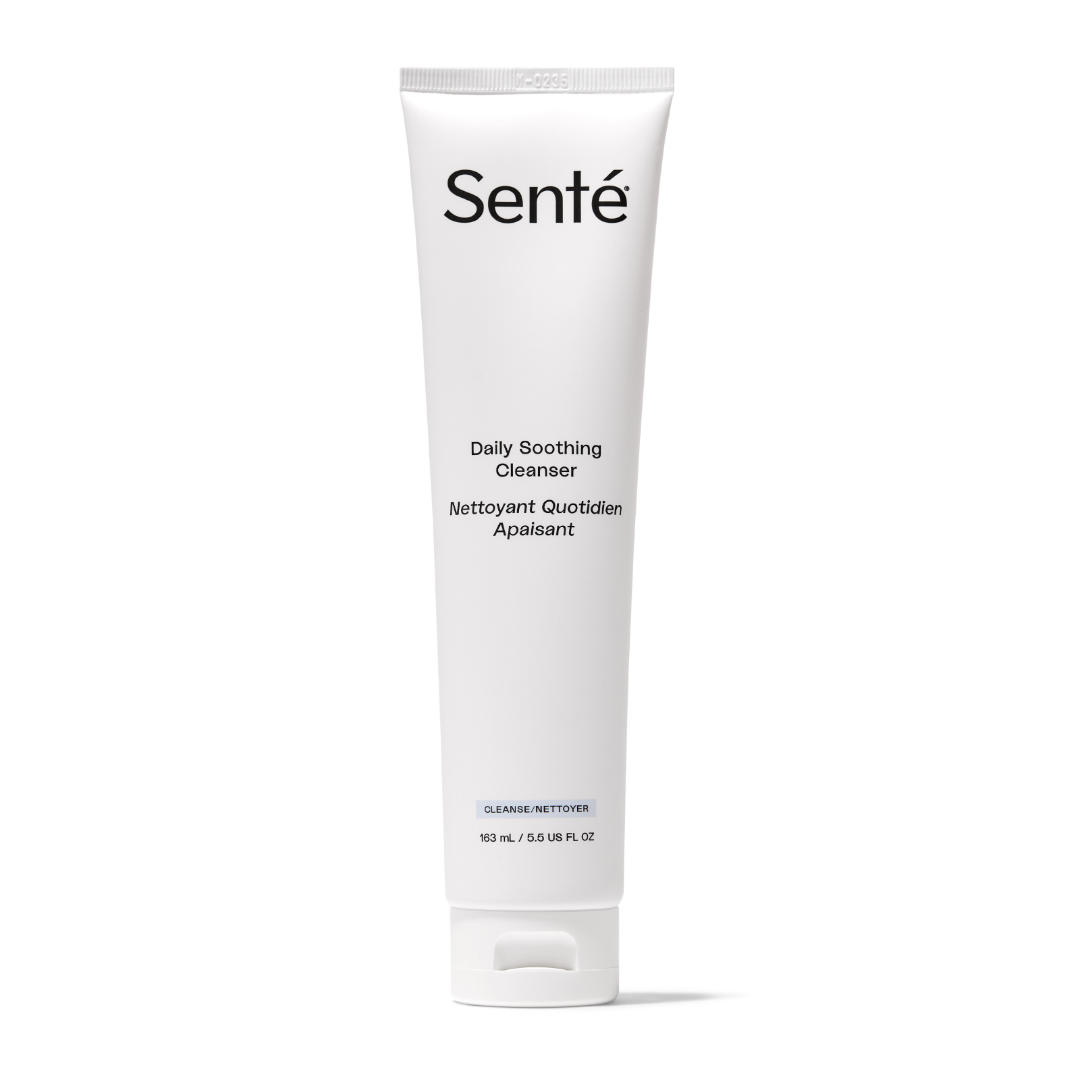Tube of Sente Daily Soothing Cleanser on a white background