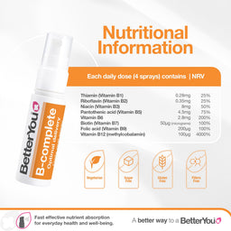 BetterYou Vitamin B-complete Oral Spray 25ml