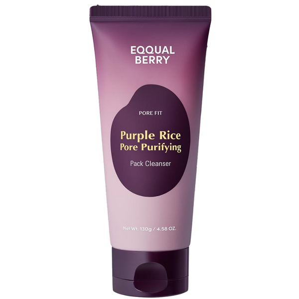 Eqqualberry Pore Fit Purple Rice Pore Purifying Pack Cleanser 130ml