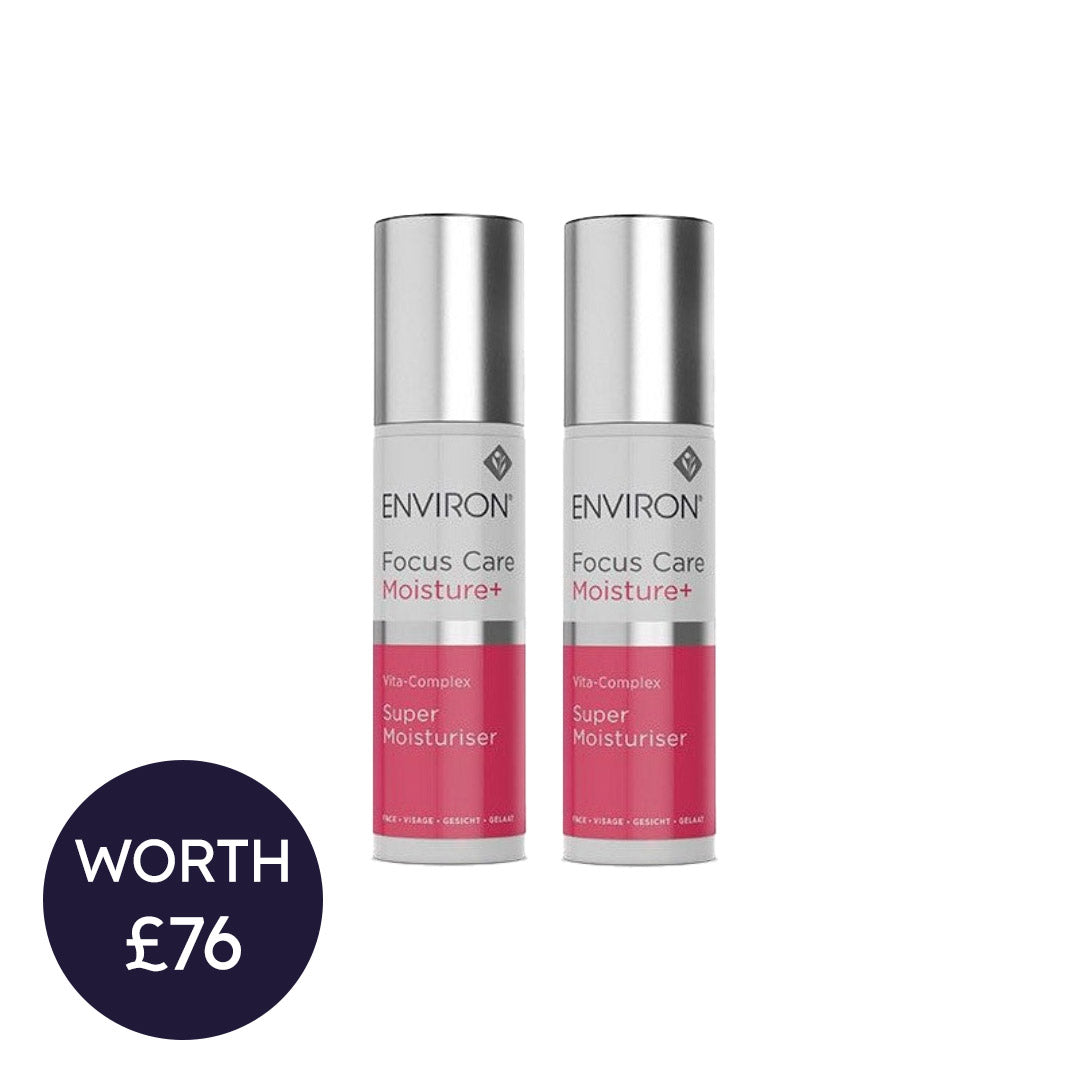 Environ Focus Care Moisture+ Vita-Complex Super Moisturiser Twin Set