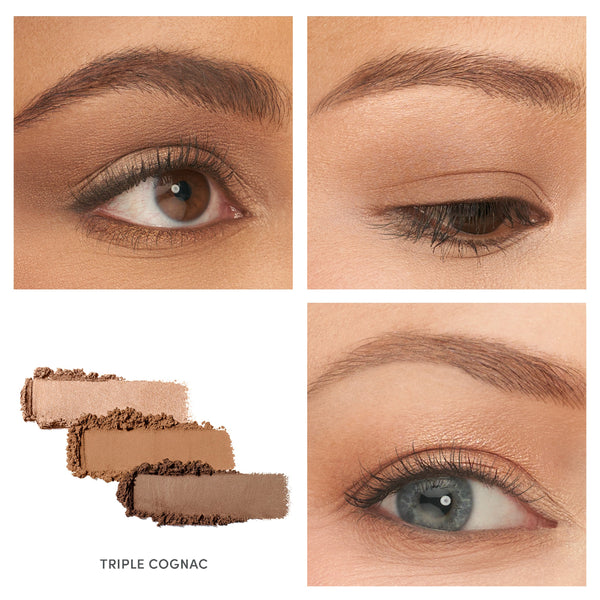 Jane Iredale PurePressed Eye Shadow Triple Triple Cognac