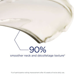 90% say they had smoother neck and decolletage texture