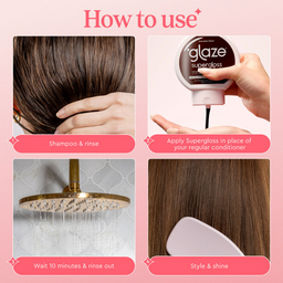 Glaze Supergloss Color Conditioning Hair Gloss Sleek Espresso For Instant Shine 190ml