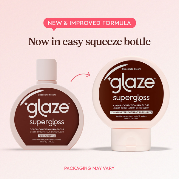 Glaze Supergloss Color Conditioning Hair Gloss Chocolate Gleam For Instant Shine 190ml