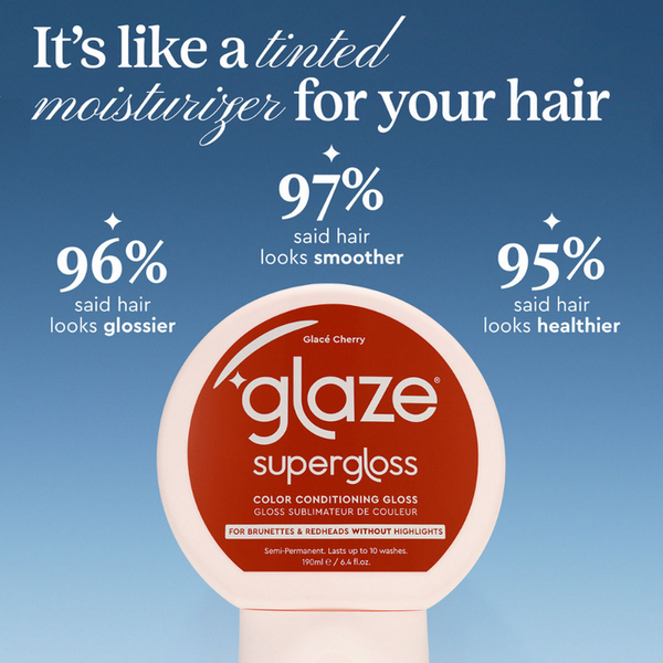 Glaze Supergloss Color Conditioning Hair Gloss Glace Cherry For Instant Shine 190ml