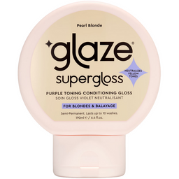 Glaze Supergloss Toning Conditioning Hair Gloss Pearl Blonde For Instant Shine 190ml