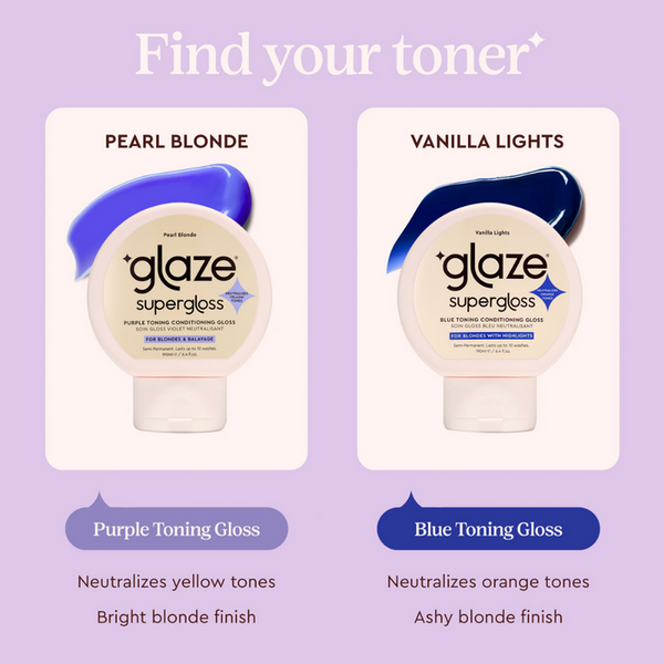 Glaze Supergloss Toning Conditioning Hair Gloss Pearl Blonde For Instant Shine 190ml