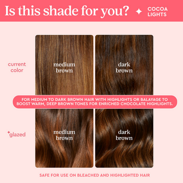 Glaze Supergloss Clear Conditioning Hair Gloss Cocoa Lights For Instant Shine 190ml