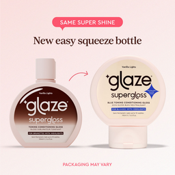 Glaze Supergloss Toning Conditioning Hair Gloss Vanilla Lights For Instant Shine 190ml