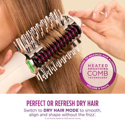 Shark Beauty SmoothStyle Heated Brush & Smoothing Comb