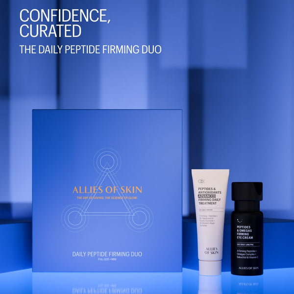 Allies of Skin Daily Firming Duo Face & Eye Peptides Kit (Worth £116)
